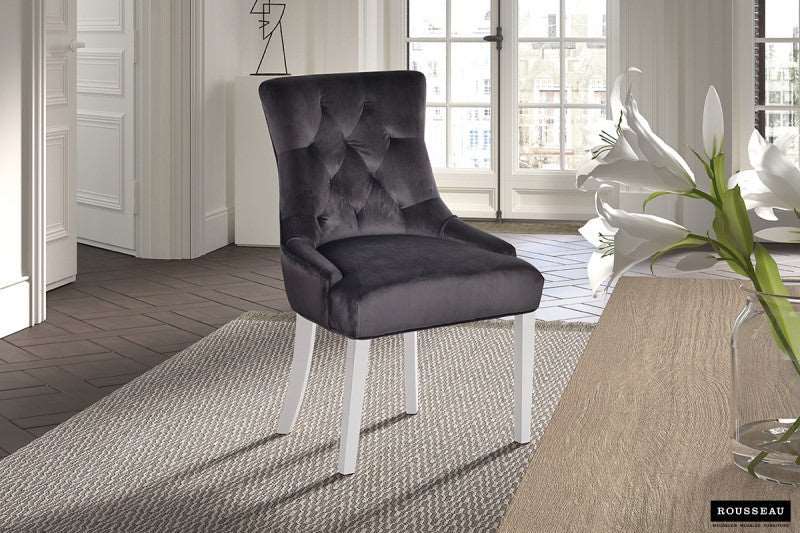 Bristol velours gris - Meubel Monde