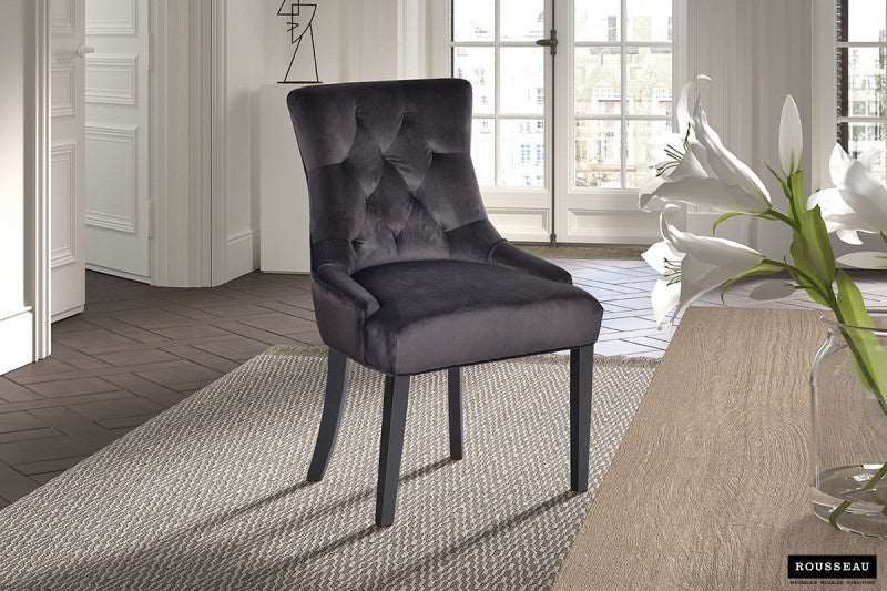 Bristol velours gris - Meubel Monde