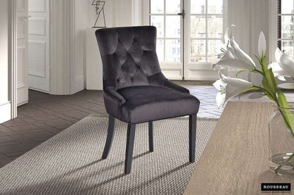 Bristol velours gris - Meubel Monde