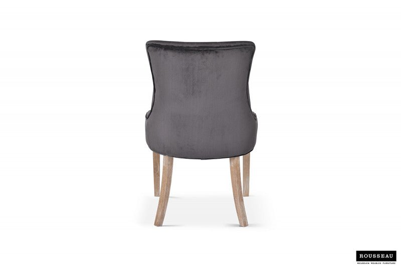 Bristol velours gris - Meubel Monde