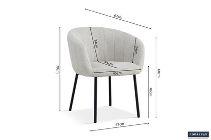 Chaise " Sevilla " de Rousseau - Meubel Monde