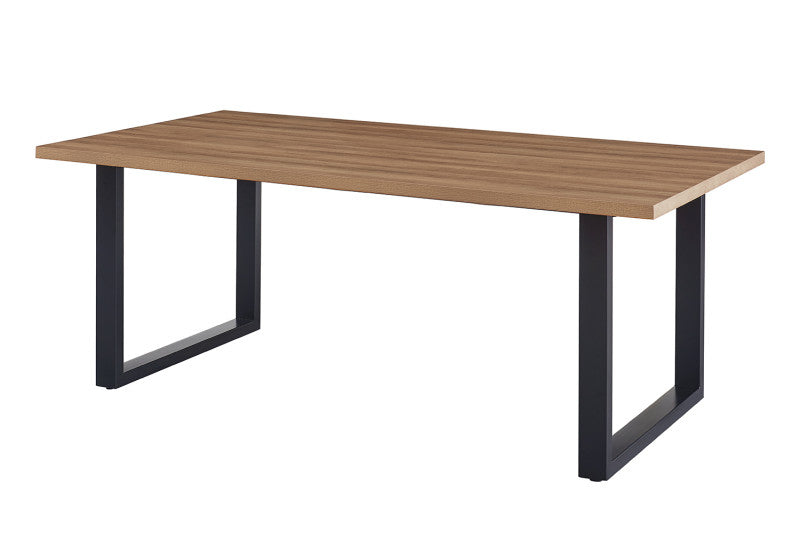"Table à Manger Nicola Rousseau – Bois de Manguier avec Pieds Ajustables" Interieurco