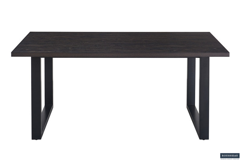 "Table à Manger Nicola Rousseau – Bois de Manguier avec Pieds Ajustables" Interieurco