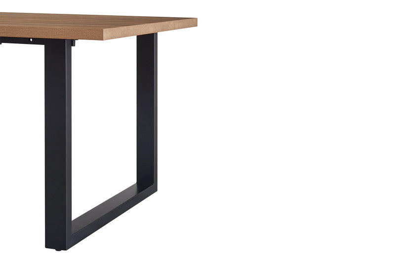 "Table à Manger Nicola Rousseau – Bois de Manguier avec Pieds Ajustables" Interieurco