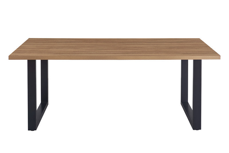 "Table à Manger Nicola Rousseau – Bois de Manguier avec Pieds Ajustables" Interieurco
